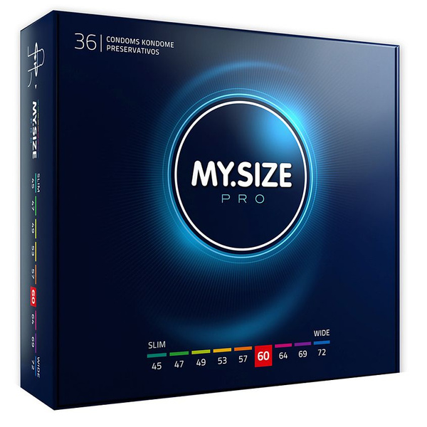 MY SIZE XXL Condoms, 60mm, 36 Count