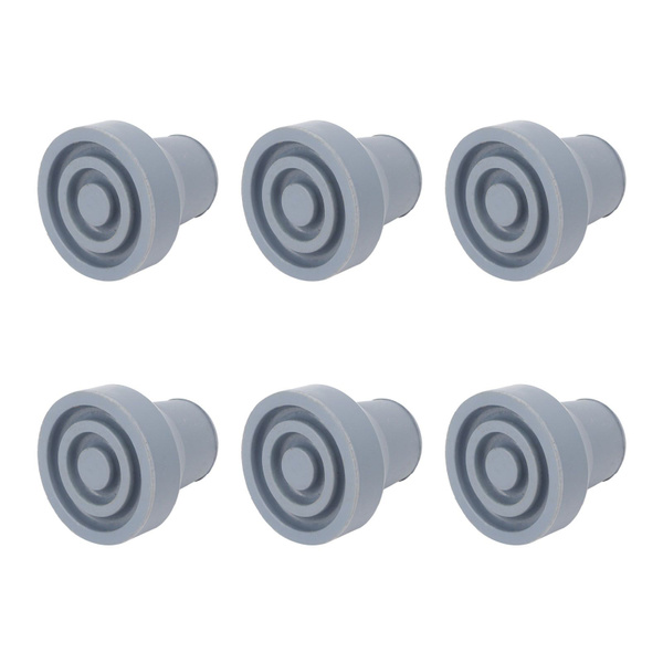 6-Pack Non-Slip Cane Tips (19mm)