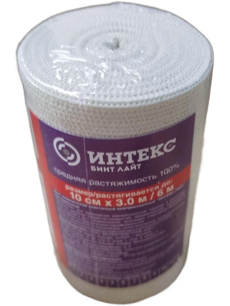 Intedex Light Elastic Bandage with Closure (10x3 cm)
