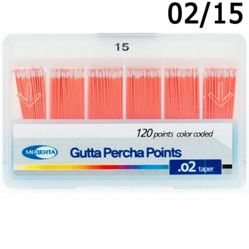 Gutta-Percha Meta Cone 02 #15 (120 Units)