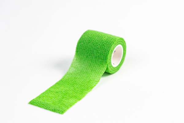 Self-Adherent Cohesive Bandage, Green, 5cm x 4.5m (1 Roll)