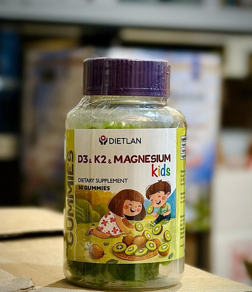 Kids' D3K2 Gummies with Magnesium