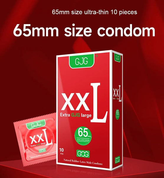 Men's Condoms, 65mm, 10 Pack