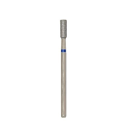 Vladminva Diamond Nail & Pedicure Bit - Blue Cylinder, Side/End Cutting, 3.3mm Diameter