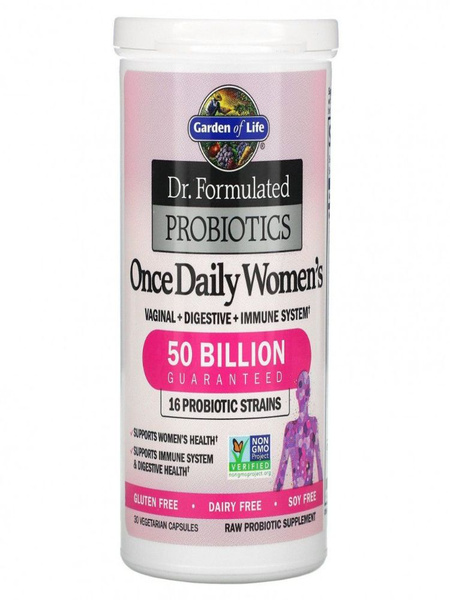 Garden of Life Dr. Formulated Probiotics for Women: 30 Vegetarian Capsules