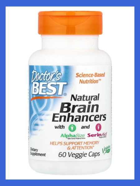 Doctor's Best AlphaSize & SerinAid Brain Support Supplement - 60 Capsules