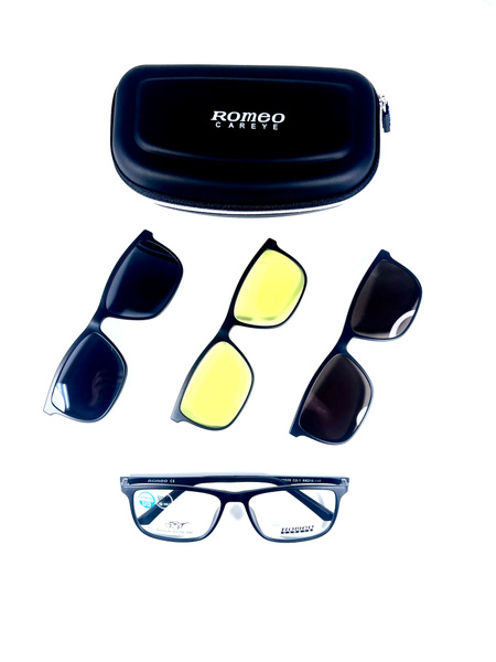 Magnetic Clip-On Sunglasses Romeo R25528 C2-1