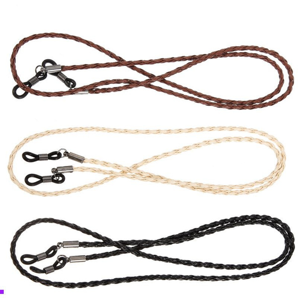 Kids' Leather Bookends & Sunglasses Strap Set (3-Piece)