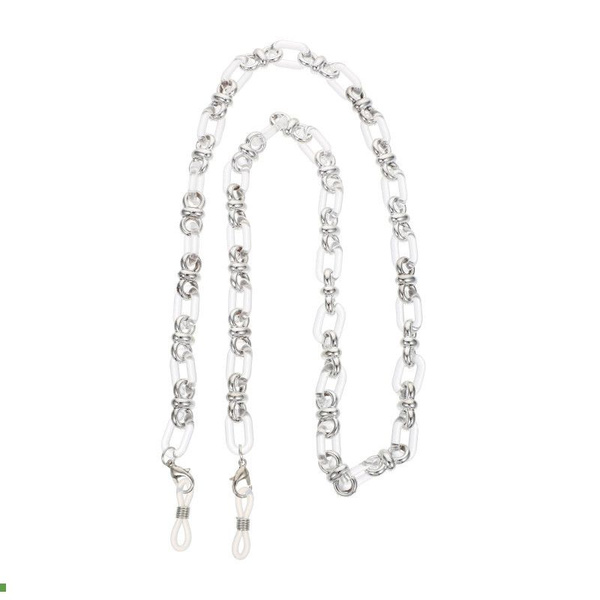 Silver Sunglasses Chain: Anti-Lost Eyeglass Cord (59cm)
