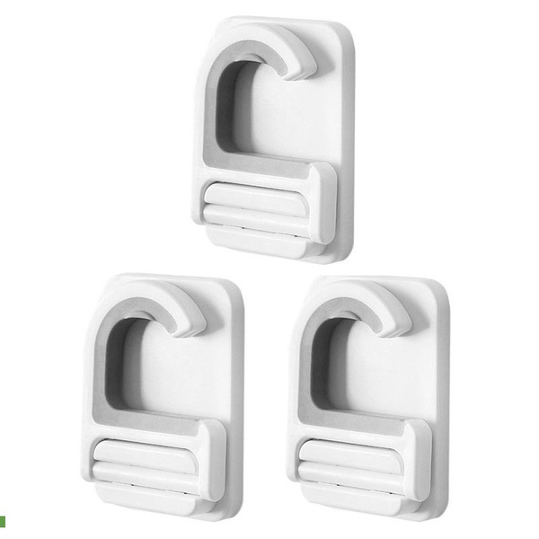 3 Personalized No-Hole Cord Organizers: Mop Holder, Glasses Hook