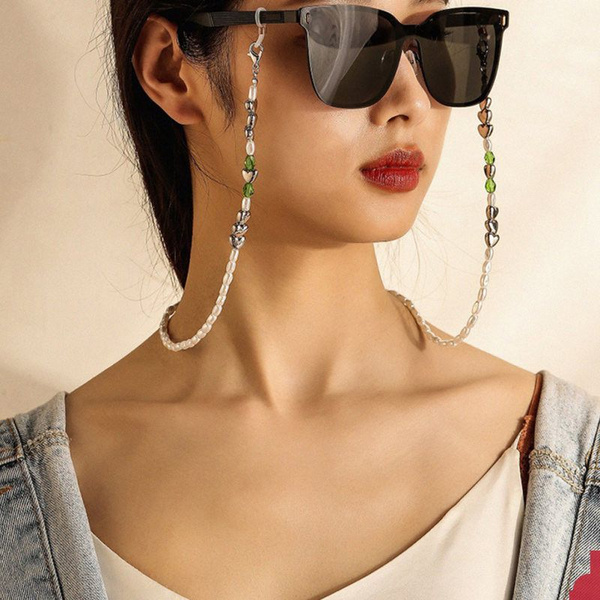 Mask Chain Retainer: Prevents Mask from Falling, Works with Sunglasses - European & American Styles