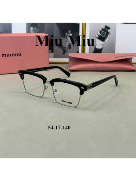 Miu Miu SMU10Z Square Sunglasses with Browline Detail