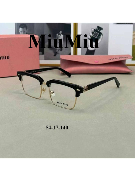 Miu Miu SMU10Z Square Sunglasses with Browline Detail