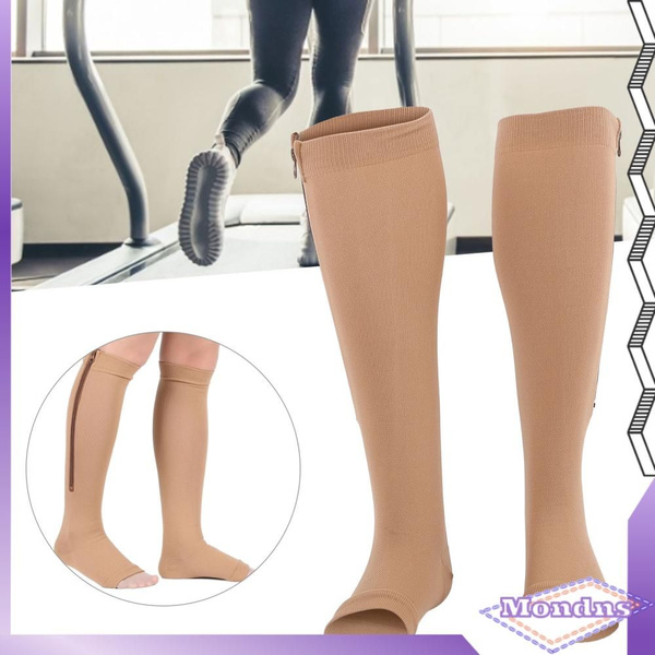 Compression Socks with Zipper Closure