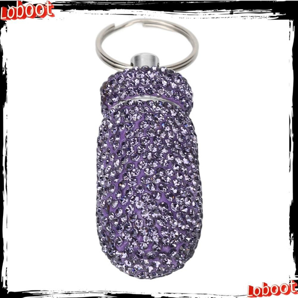 Rhinestone Medicine Bottle