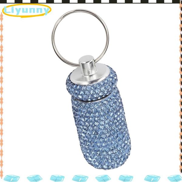 Rhinestone Medicine Bottle