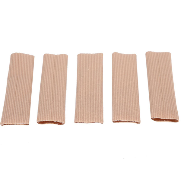 Toe Separators for Pedicure: 5pcs Protective Silicone Sleeves (3.9x1.2")