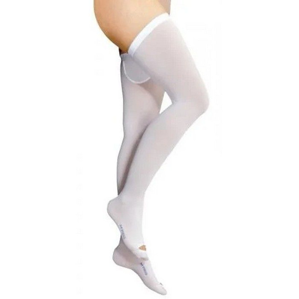 Orione White Compression Stockings, Class 1
