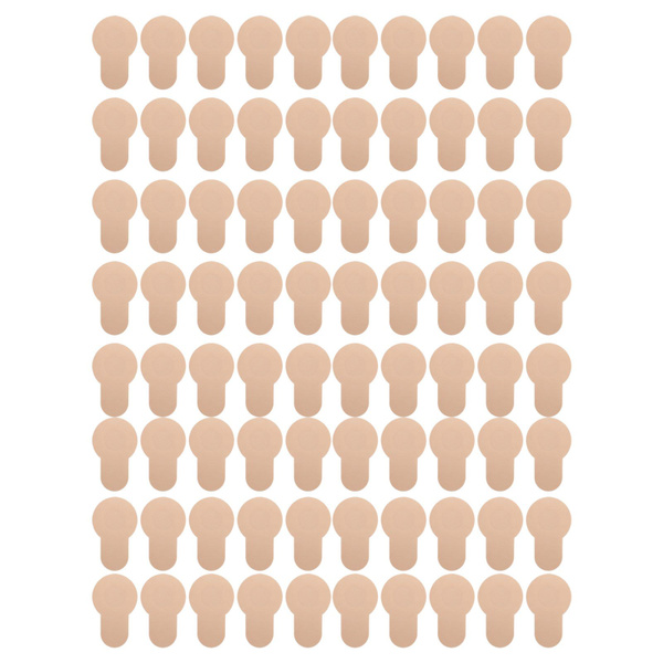 80Pcs Ultra-Thin Reusable Breast Lift Pasties - Petal Shaped
