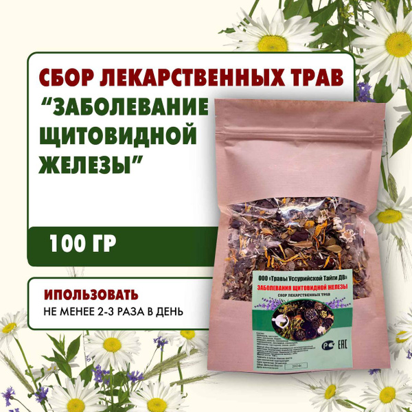 Thyroid Support Herbal Blend: 100g, Supports Healthy Thyroid Function