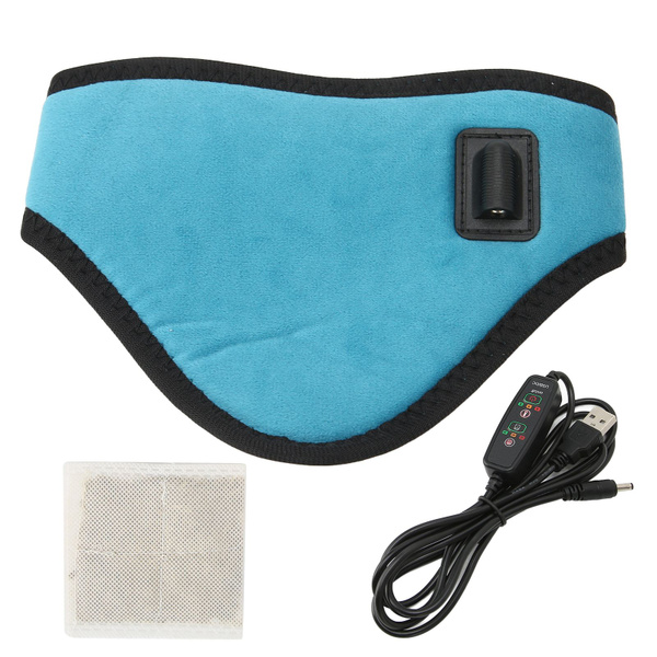 Heated Neck Wrap: USB Rechargeable, Adjustable Temperature, Soft Velvet