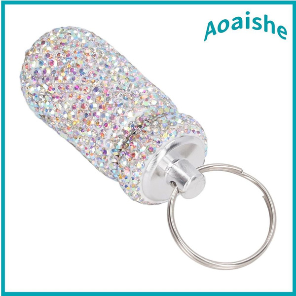 Crystal Rhinestone Medicine Bottle