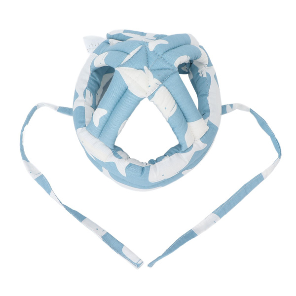 Baby Head Protection Helmet: Soft Cotton, Breathable, Adjustable Safety Hat for Crawling & Walking