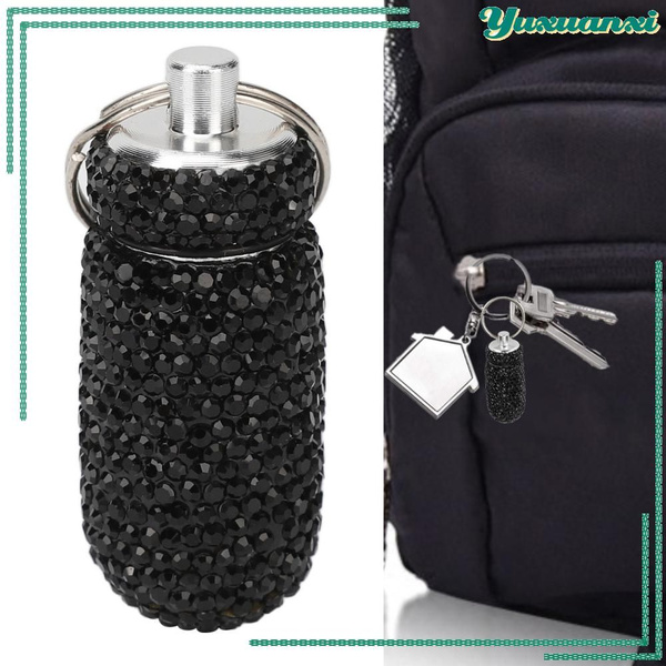 Rhinestone Medicine Bottle