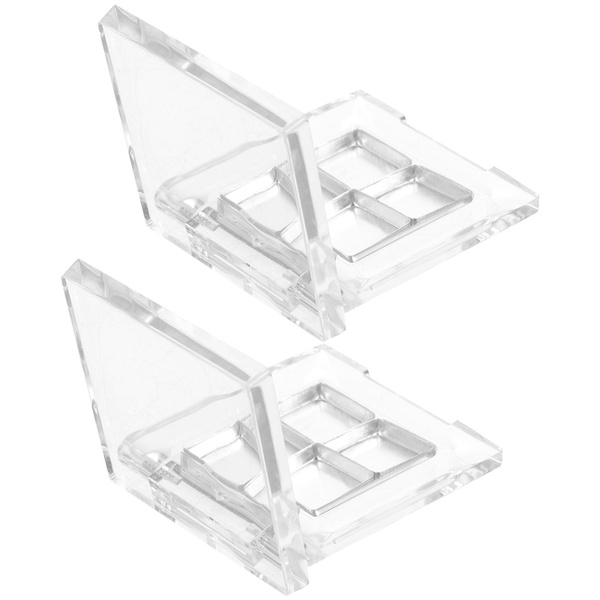 Refillable Eyeshadow Palette: Clear Color Visibility, Square Design, Aluminum Filled