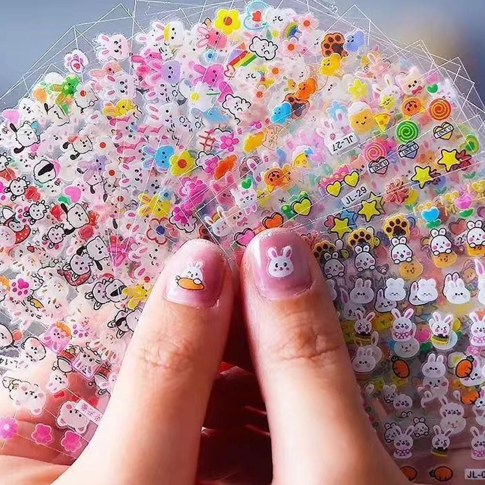 Cartoon Glow-in-the-Dark Nail Stickers Random One