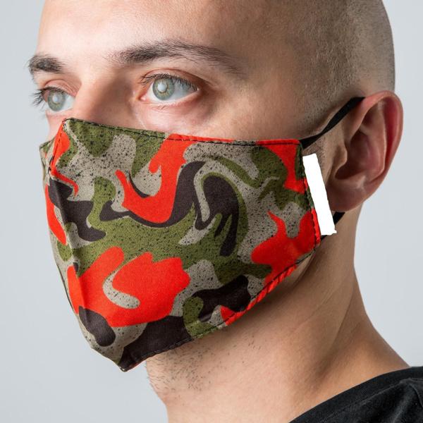 Haqqi Reusable Cotton Fabric Face Mask with Adjustable Ties
