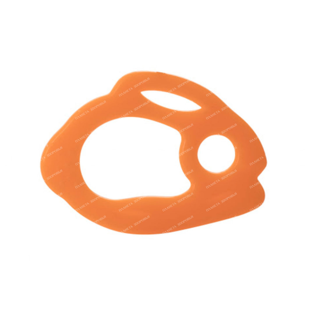 POMA Teether (massager for gums) silicone "Bunny" 4+, art. 413, 1 piece