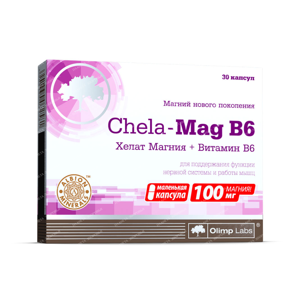 Hela-Mag B6, dietary supplement capsules №30