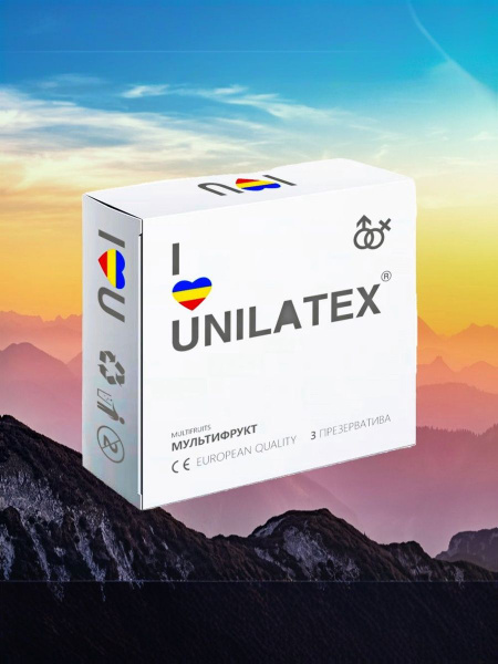 Unilatex Multifruits Condoms 3 Pack