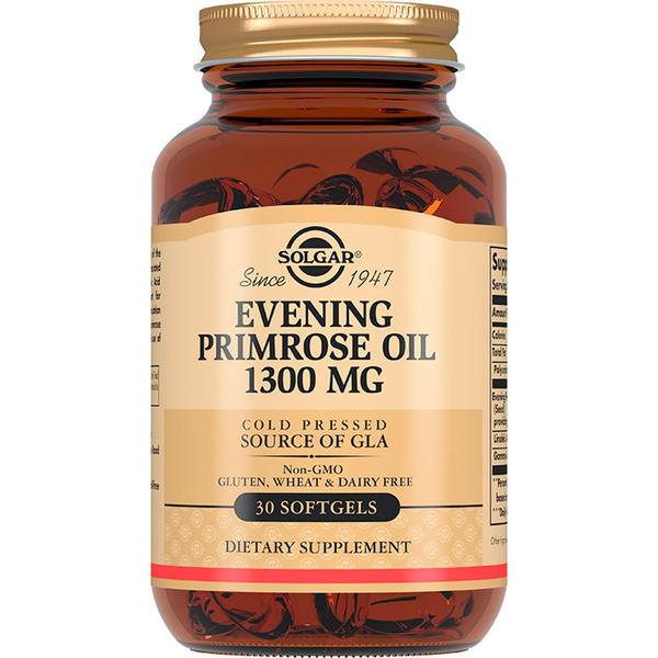 Solgar Evening Primrose Oil 1300mg, 30 Softgels - Dietary Supplement