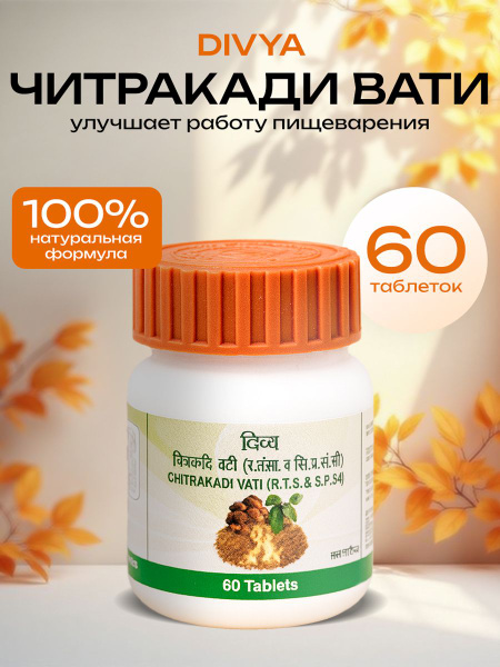 Chitrakadi Vati | Digestive Aid Supplement | 60 Count