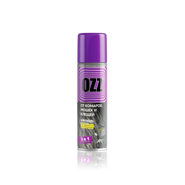 OZZ 3-in-1 Insect Repellent Aerosol for Clothing, 150 ml