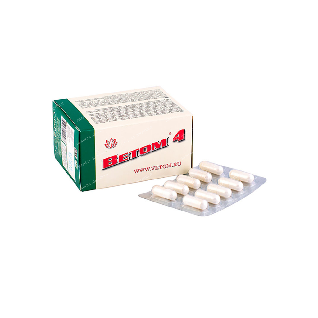 Vetom 4 capsules №50