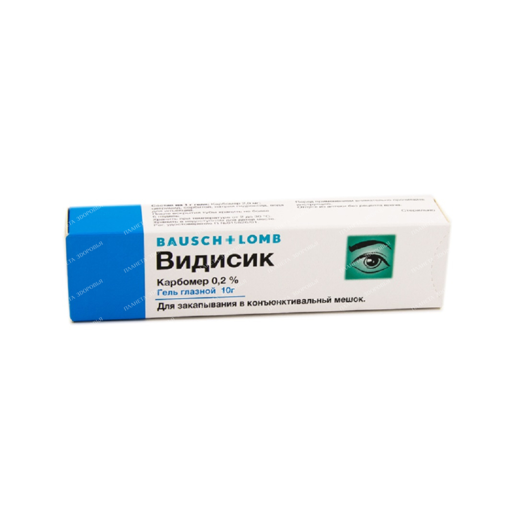 Vidisik eye gel 2mg/g 10g №1