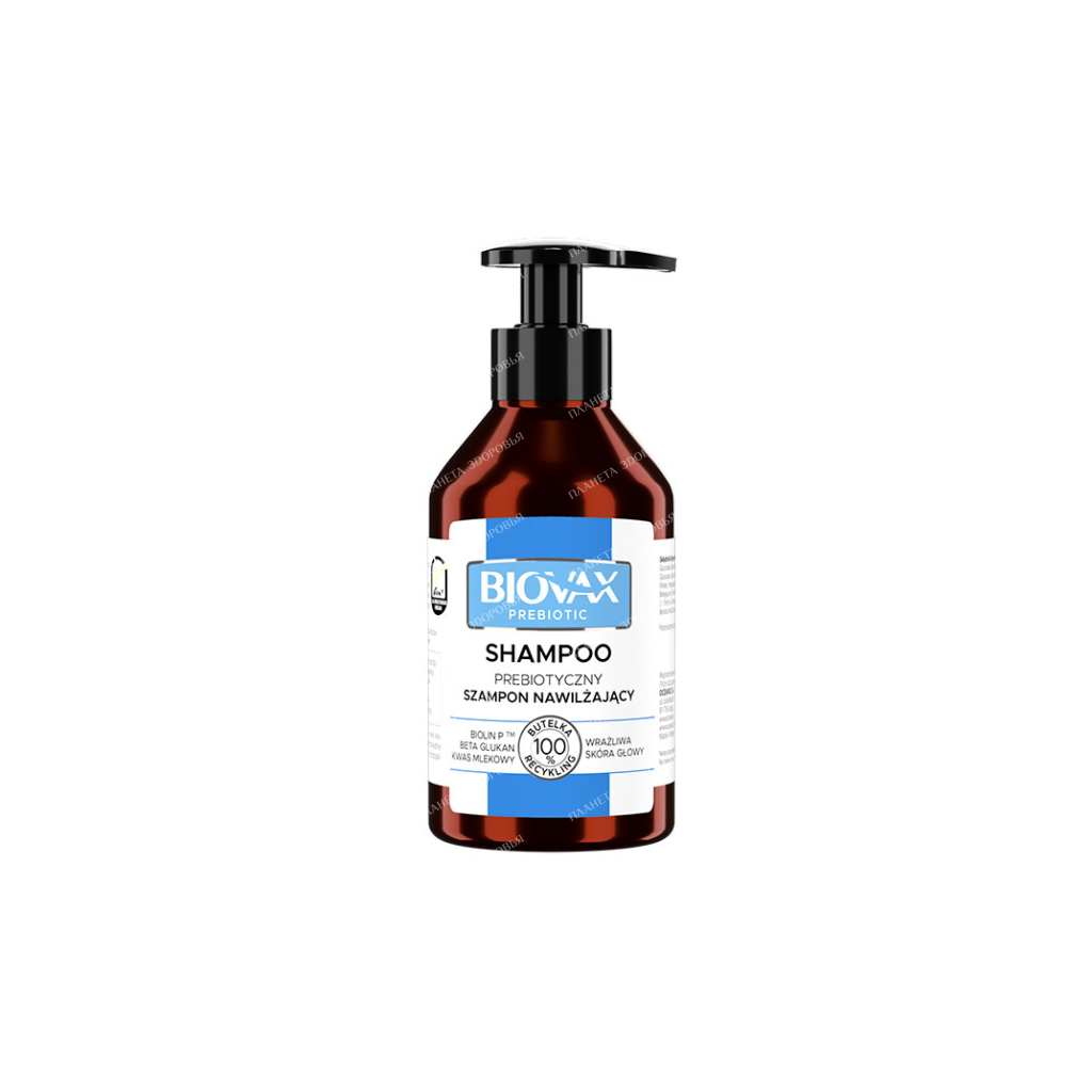Biovax Prebiotic Moisturizing Shampoo with Prebiotics, 200 ml