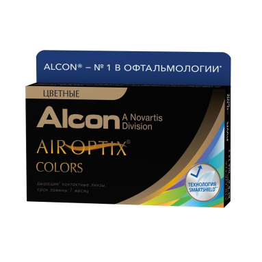 Air Optix Colors Green Contact Lenses 0.00, 1 Piece