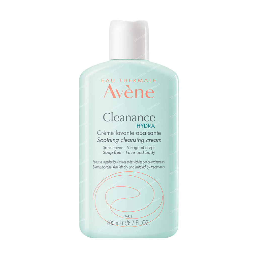 AVENE CLEANANCE HYDRA Cleansing Soothing Cream for Problem Skin 200 ml