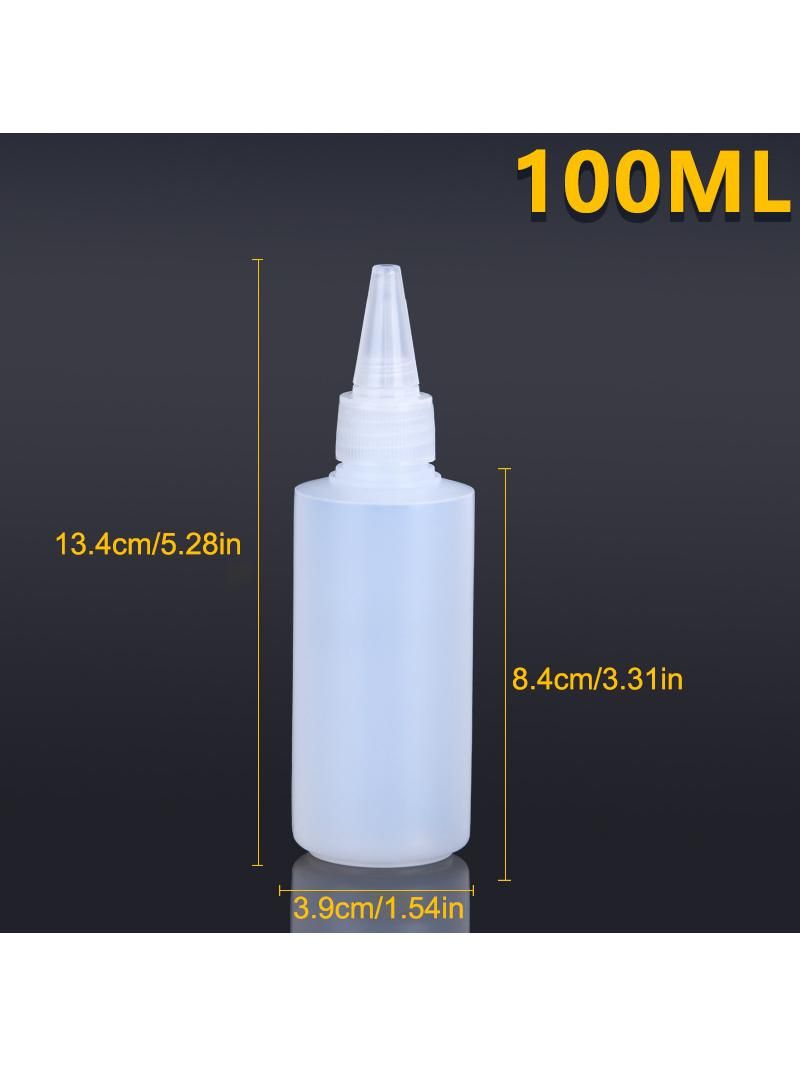 SANWUBA Black Plastic Dropper Bottle for Essential Oils