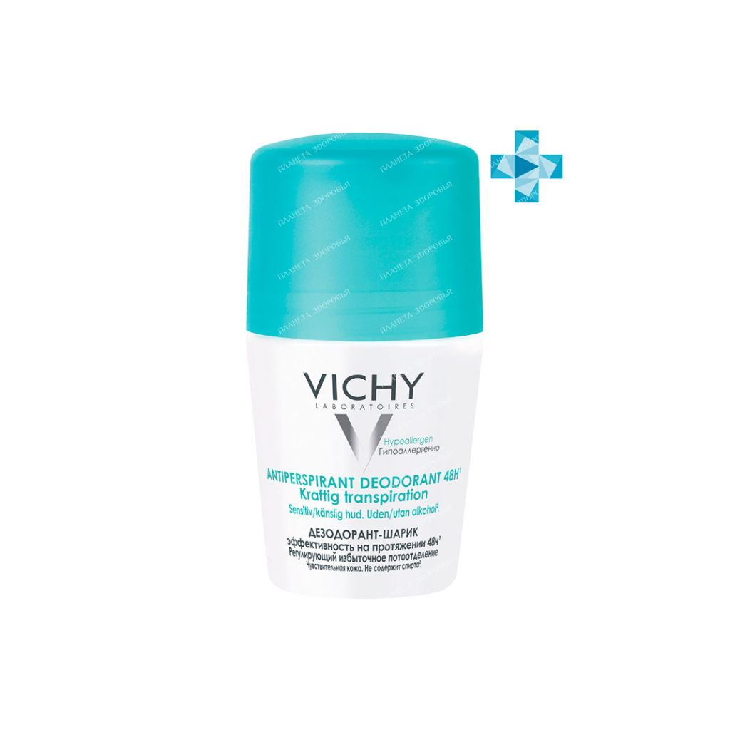 Vichy Deodorant-antiperspirant roll-on, regulating excessive perspiration 50 ml