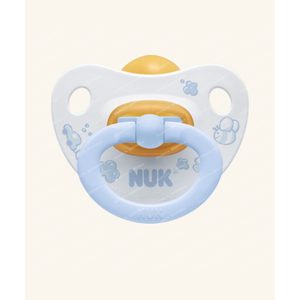 NUK Soother Orthodontist. molds, latex, size 1, 10726019 (BABY BLUE)