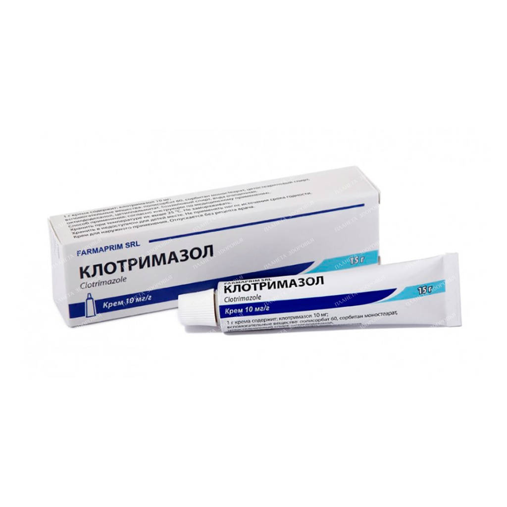 Clotrimazole cream 10mg/g 15g №1