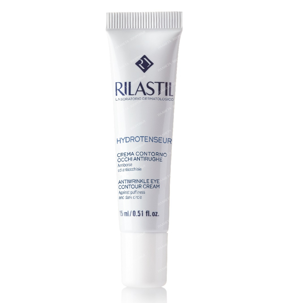 Rilastil HYDROTENSEUR Anti-aging eye contour cream against dark circles and puffiness, 15 ml