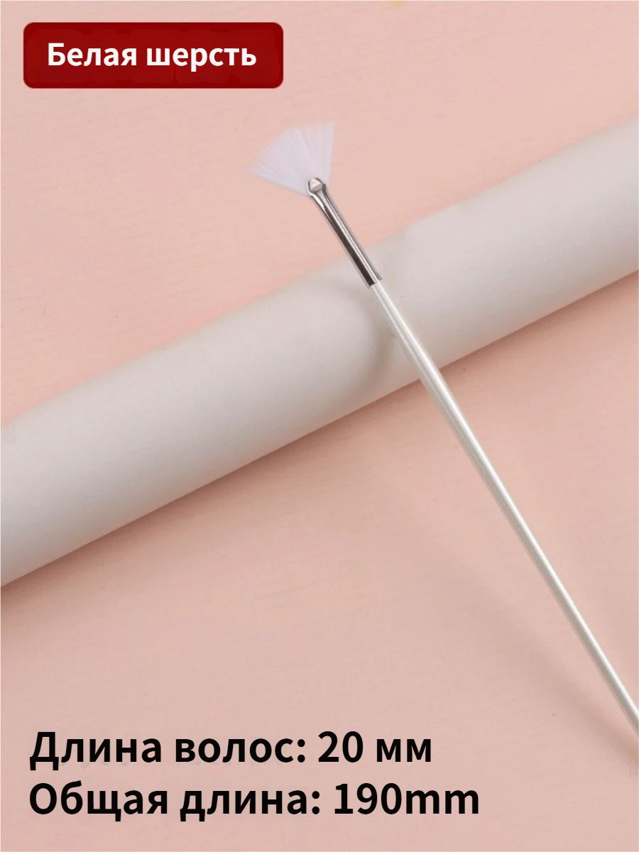 Cosmetic Brush For Eyeliner Synthetic Turquoise