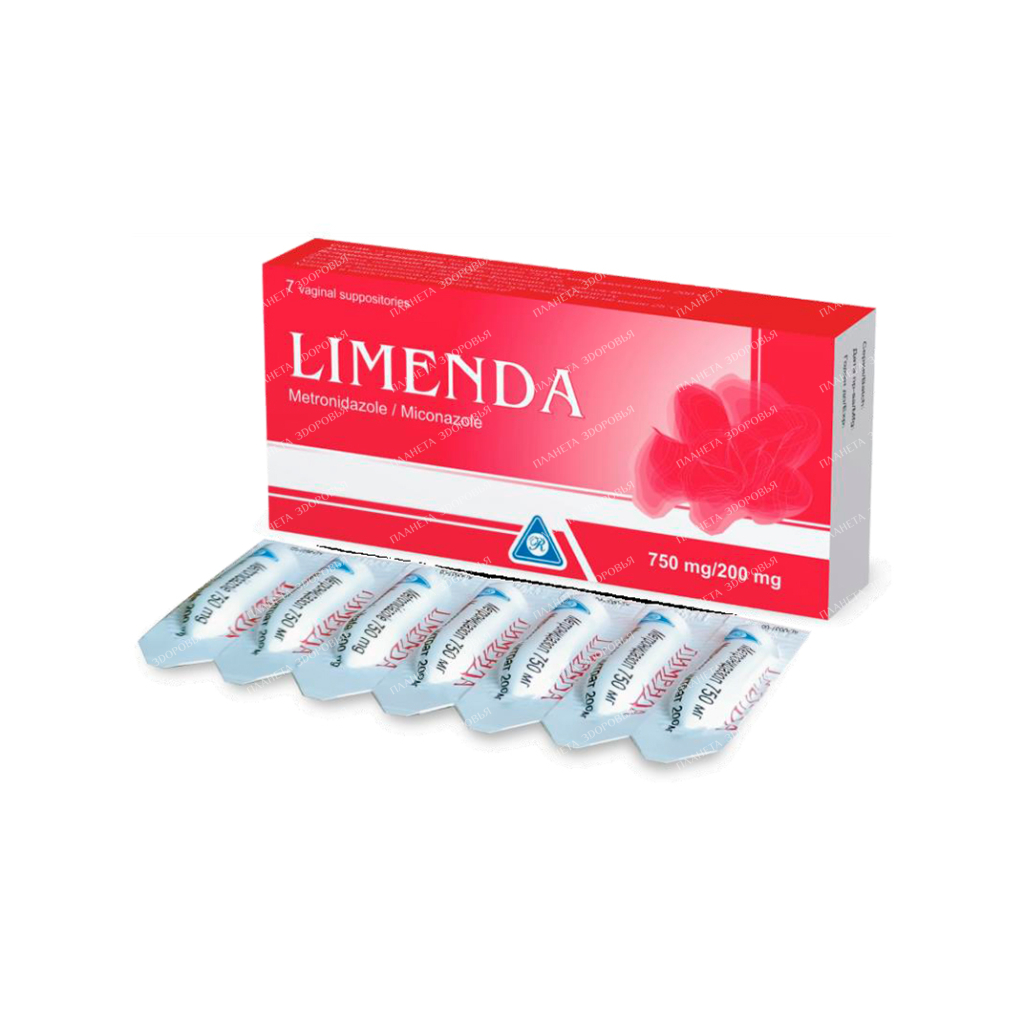Limenda vaginal suppositories 750mg/200mg №7x1