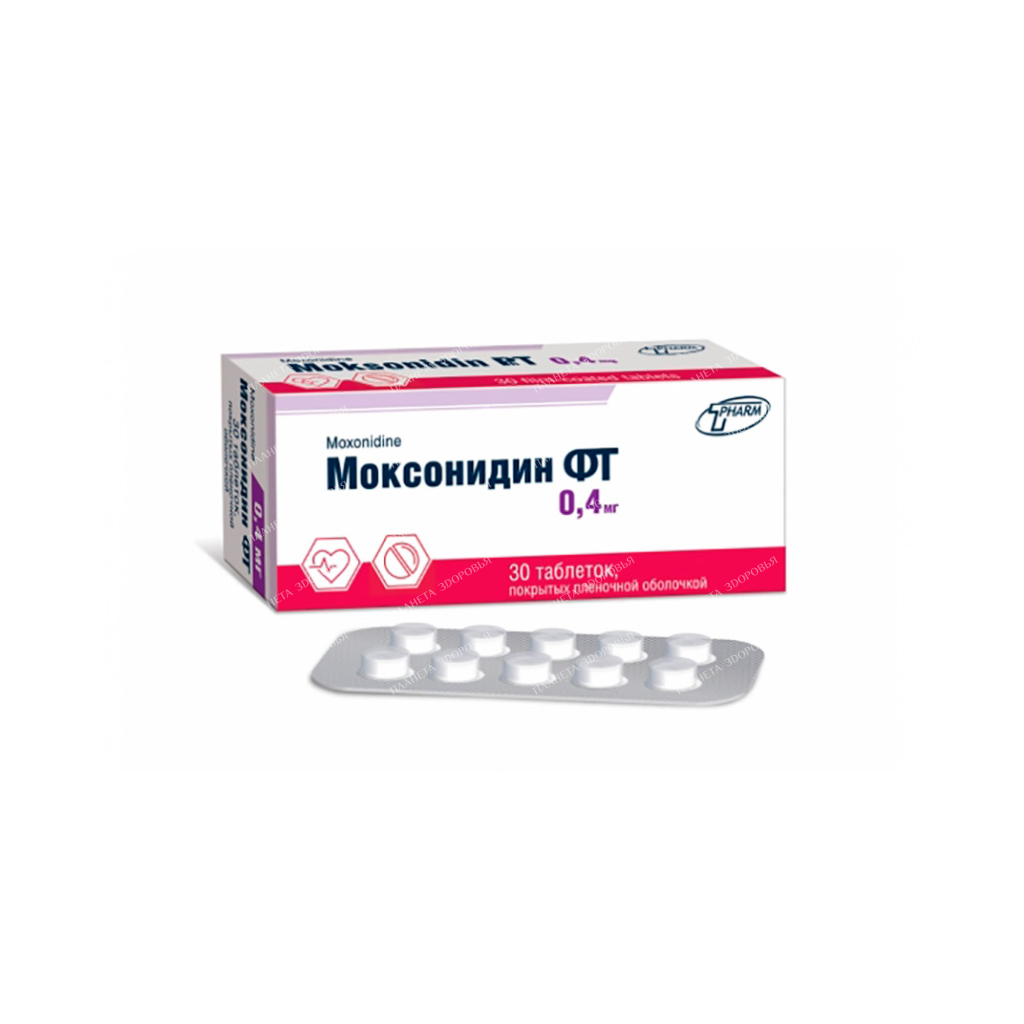 Moxonidine FT tablets p/o 0.4mg №10x3